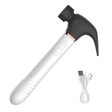 Women's Hammer Style Vibrator with Telescopic Handle / Female Clitoral Suction Masturbator - EVE's SECRETS